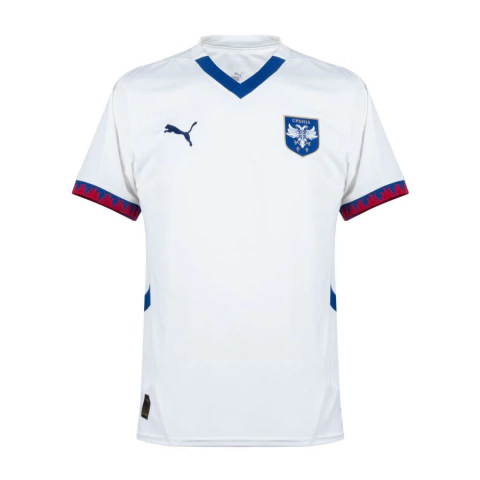 Camisa Seleção Sérvia Away 24/25 s/nº Masculina - Branco