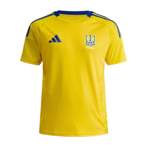 Camisa Seleção Ucrânia Home 24/25 s/nº Masculina - Amarelo