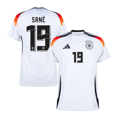 Camisa Seleção Alemanha Home 24/25 Sané 19 Torcedor Masculino - Branco