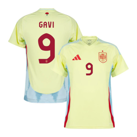 Camisa Seleção Espanha Away 24/25 Gavi 9 Torcedor Masculina