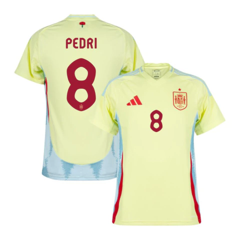 Camisa Seleção Espanha Away 24/25 Pedri 8 Torcedor Masculina