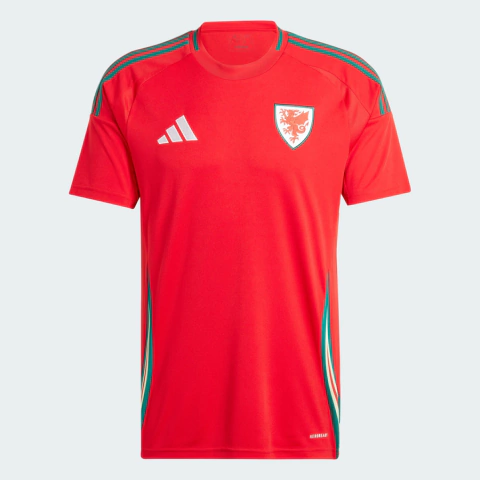 Camisa Seleção País de Gales Home 24/25 s/nº Masculina - Vermelho