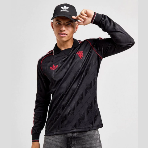 Camisa Manchester United Lifestyler 24/25 - Manga longa