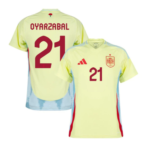 Camisa Seleção Espanha Away 24/25 Oyarzabal 21 Torcedor Masculina