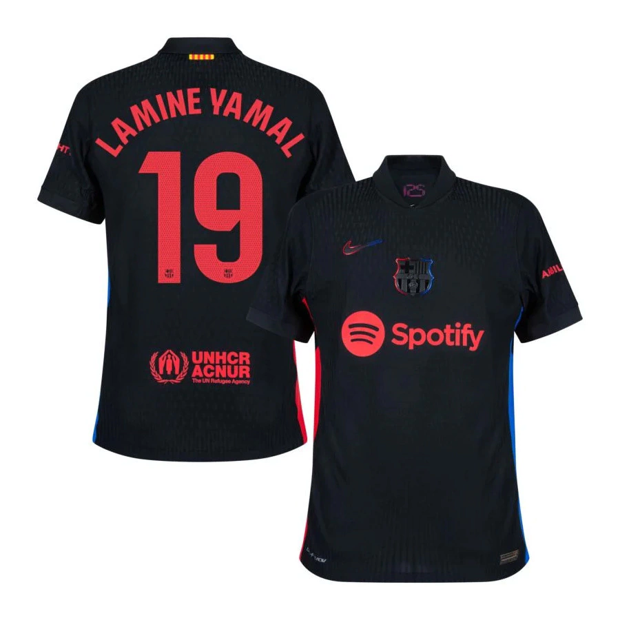 Camisa Barcelona Away 24/25 Lamine Yamal 19 Torcedor Masculino