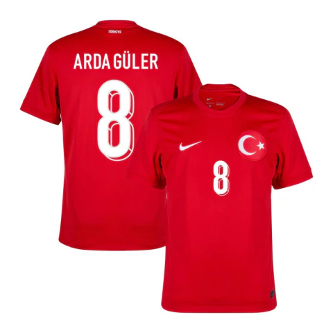Camisa Seleção Turquia Away Arda Güler 8 2024/25 - comprar online
