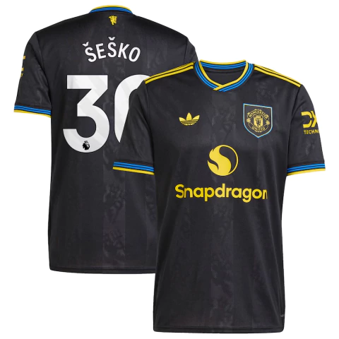 Camisa Manchester United Third 25/26 Šeško 30 Torcedor Masculino - comprar online