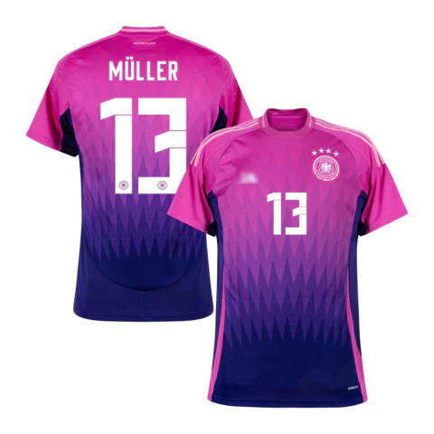 Camisa Seleção Alemanha Away 24/25 Müller 13 Torcedor Masculino