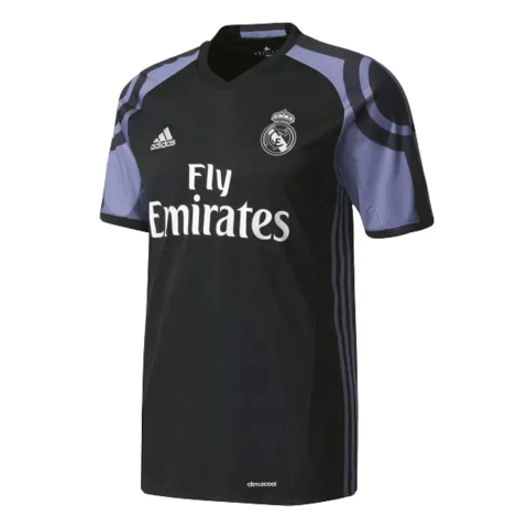 Camisa Retro Real Madrid Third 2016/17 Preto
