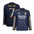 Camisa Real Madrid Away 23/24 Vini Jr. 7 Torcedor Manga Longa Masculina - Preto (Personalização Pré-Temporada)