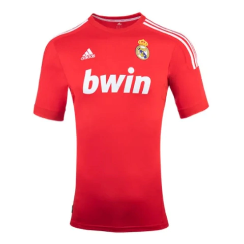 Camisa Retro Real Madrid Third 11/12 Vermelho
