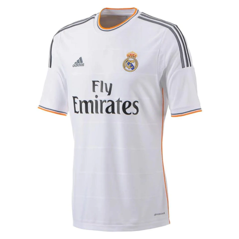 Camisa Retro Real Madrid Home 13/14 Branco