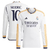 Camisa Real Madrid Home 23/24 Modric 10 Torcedor Manga Longa Masculina - Branco