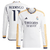 Camisa Real Madrid Home 23/24 Rodrygo 11 Torcedor Manga Longa Masculina - Branco