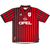 Camisa Retro Milan Home 99/00 Vermelho e Preto