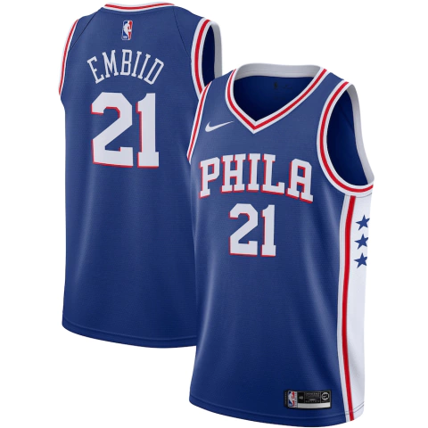 Jersey Philadelphia 76ers Joel Embiid Swingman - Azul