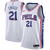 Jersey Philadelphia 76ers Joel Embiid Swingman - Branco