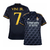 Camisa Real Madrid Away 23/24 Vini Jr. 7 Torcedor Masculino - Preto