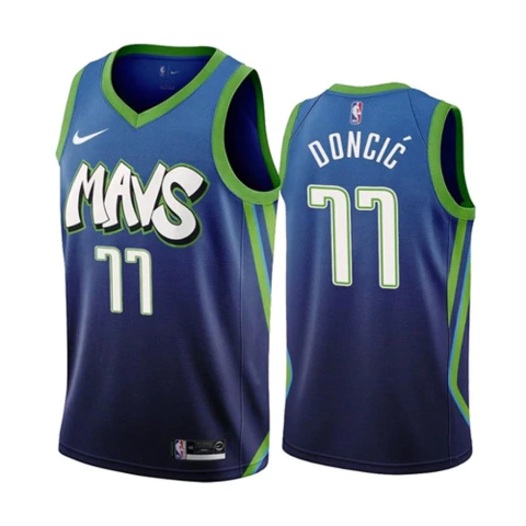 Jersey Dallas Mavericks Luka Doncic Swingman - Azul