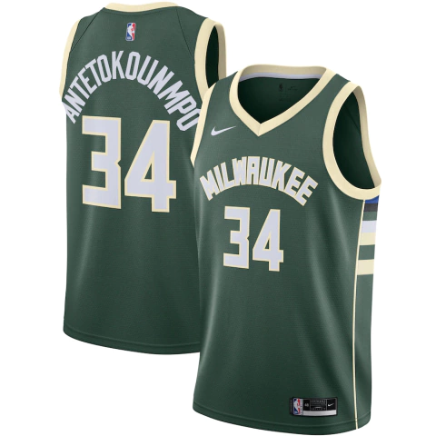 Jersey Milwaukee Bucks Giannis Antetokounmpo Swingman - Verde