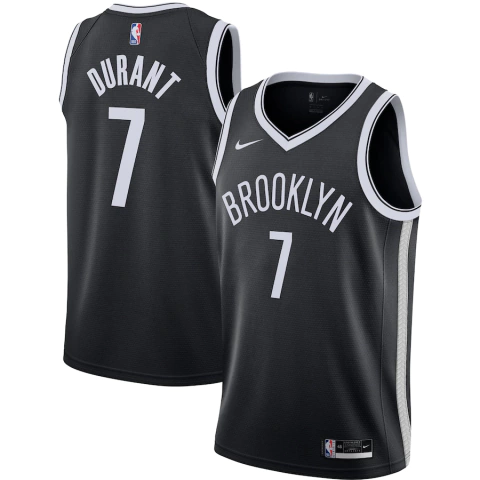 Jersey Brooklyn Nets Kevin Durant Swingman - Preto