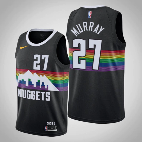 Jersey Denver Nuggets Jamal Murray Swingman - Preto