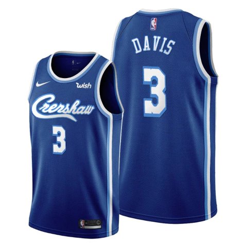 Jersey Los Angeles Lakers Anthony Davis Swingman - Azul