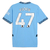 Camisa Manchester City Home 24/25 Foden 47 Torcedor Masculino - Azul na internet
