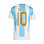 Camisa Seleção Argentina Home 2024 Messi 10 Torcedor Masculino - Branco e Azul (Personalização Dourada) na internet