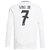 Camisa Real Madrid Home 24/25 Vini Jr. 7 Torcedor Manga Longa Masculina - Branco na internet