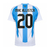 Camisa Seleção Argentina Home 2024 Mac Allister 20 Torcedor Masculino - Branco e Azul na internet