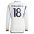 Camisa Real Madrid Home 23/24 Tchouaméni 18 Torcedor Manga Longa Masculina - Branco na internet