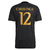 Camisa Real Madrid Third 23/24 Camavinga 12 Torcedor Masculino - Chumbo na internet