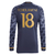 Camisa Real Madrid Away 23/24 Tchouaméni 18 Torcedor Manga Longa Masculina - Preto na internet