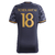 Camisa Real Madrid Away 23/24 Tchouaméni 18 Torcedor Masculino - Preto na internet