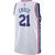 Jersey Philadelphia 76ers Joel Embiid Swingman - Branco na internet