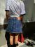 NICER-POLLERA JEAN AZUL CON HILO BLANCO - Boca Catalina Clothing