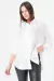 CAMISA OVERSIZE DE SATEN CON STRASS