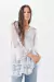 CAMISOLA KATA LINO Y TULL BORDADO CON LENTEJUELAS - tienda online