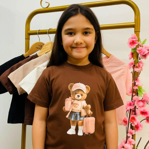 Blusinhas Cropped Ursinho - comprar online