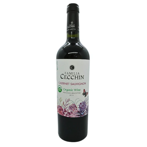Vino Orgánico Cabernet Sauvignon Familia Cecchin 3 x 750 ml - Sin Sulfitos Nueva York - comprar online