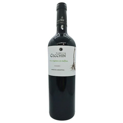 Vino Orgánico Malbec Familia Cecchin x 750 ml - Sin Sulfitos - comprar online