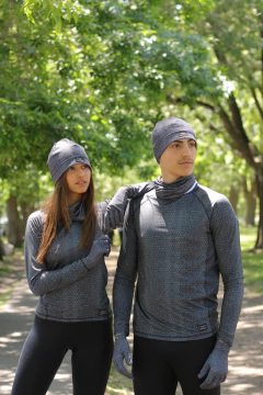 Camiseta Térmica de Mujer Panal dark - tienda online