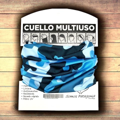 Cuello multiuso Diseño Camuflado azul - comprar online