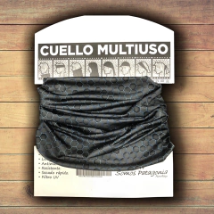 Cuello multiuso Diseño Panal Dark - comprar online