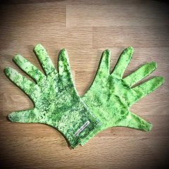 Combo cuello y guantes. Diseño Verde - comprar online