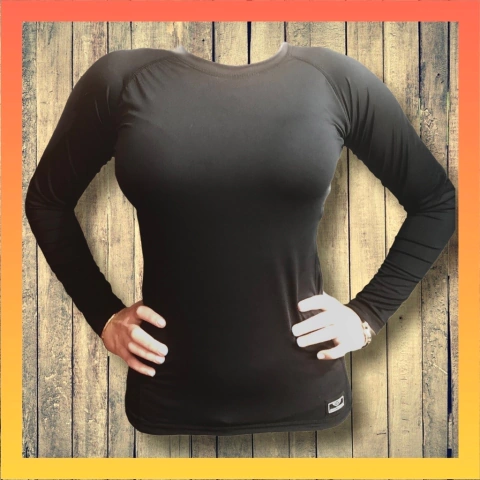 Camiseta Térmica de Mujer Black