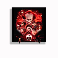 Quadro Azulejo Personalizado de Cerâmica 15x15 cm e Suporte It A Coisa Pennywise MOD 11 - comprar online