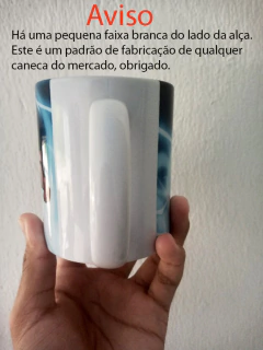 Caneca Branca de Cerâmica Queen Banda de Rock MOD 11 - loja online