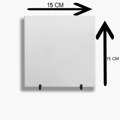 Quadro Azulejo Personalizado de Cerâmica 15x15 cm e Suporte Korn Metal MOD 01 na internet